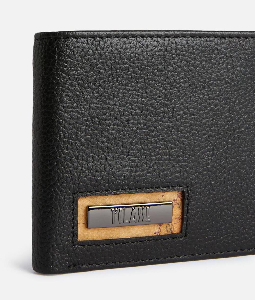 Alviero martini 1a classe Beta Leather portafoglio piccolo Nero Consegna Veloce