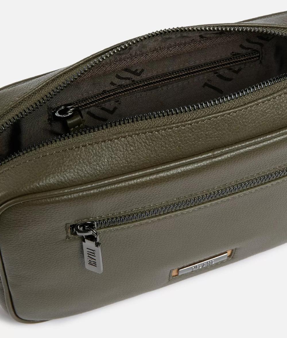 Alviero martini 1a classe Beta Leather portatutto Verde Militare Fino Al -60%