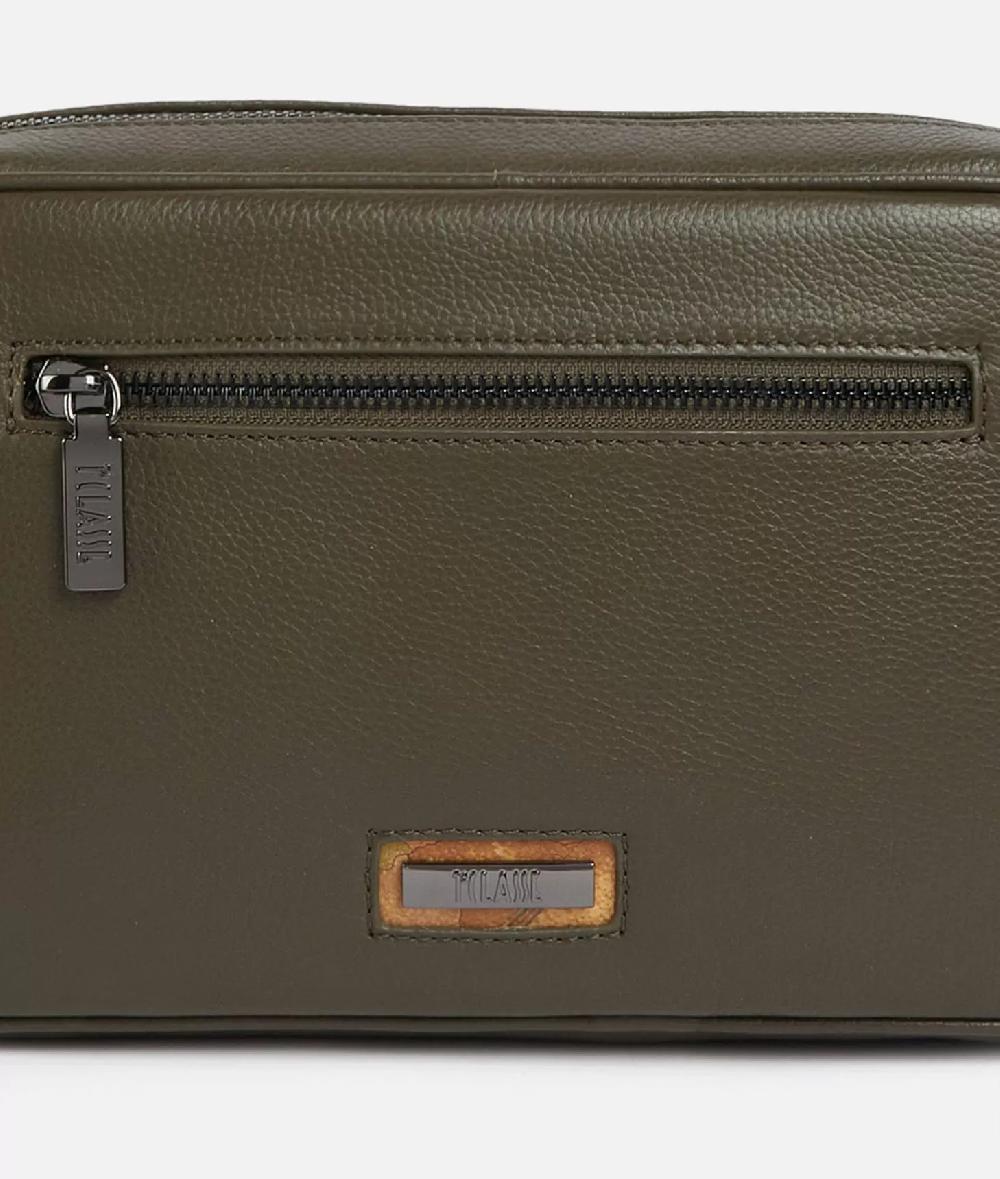 Alviero martini 1a classe Beta Leather portatutto Verde Militare Fino Al -60%