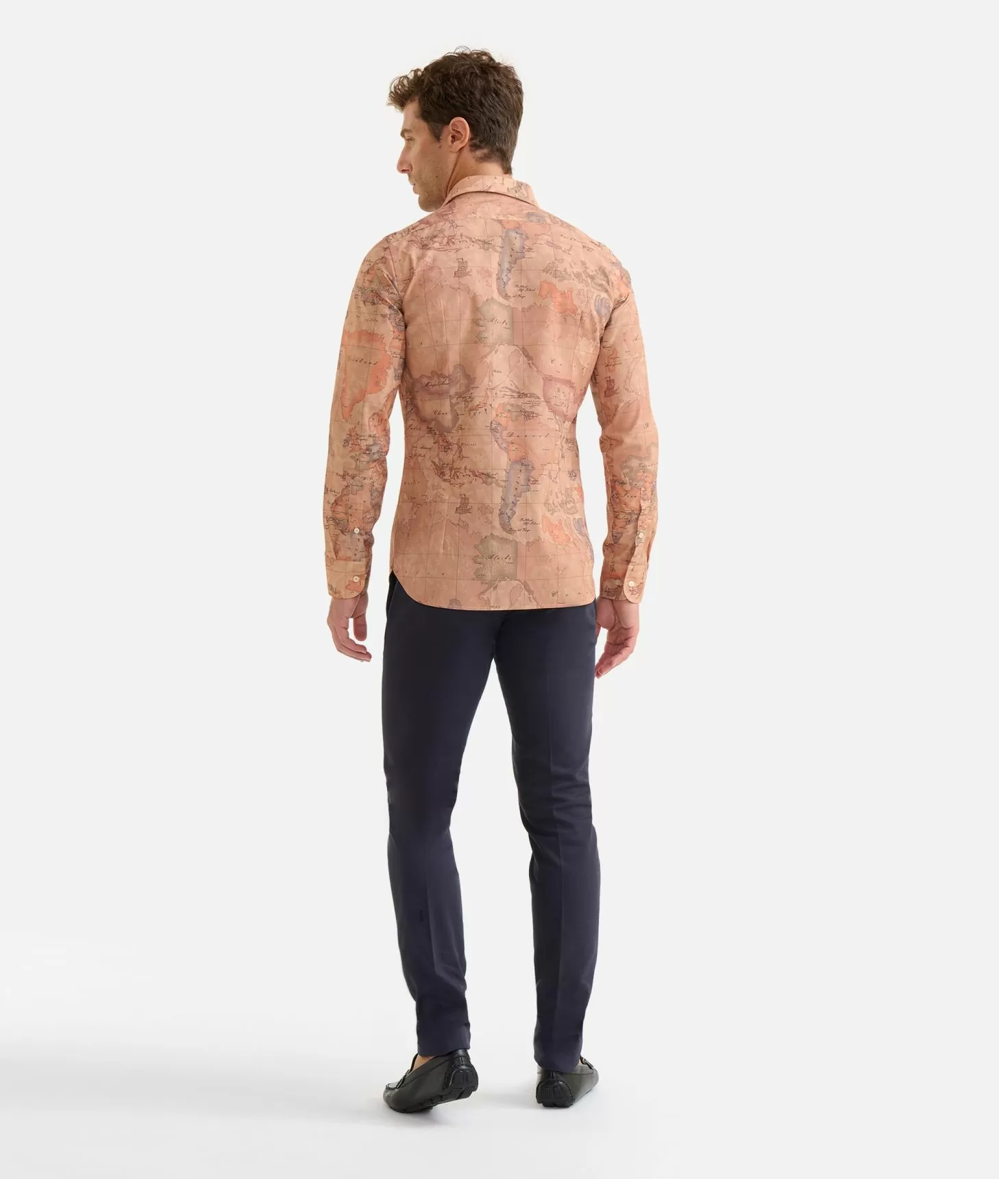 Alviero martini 1a classe Camicia slim con stampa Geo Classic Qualità