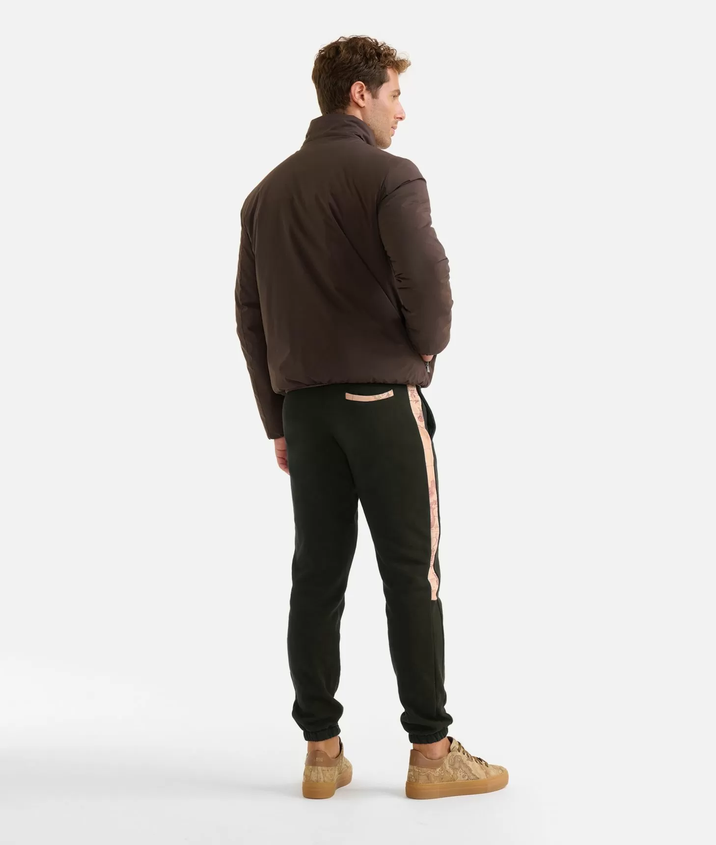 Alviero martini 1a classe Bomber con dettagli Geo Classic Cioccolato Promozione