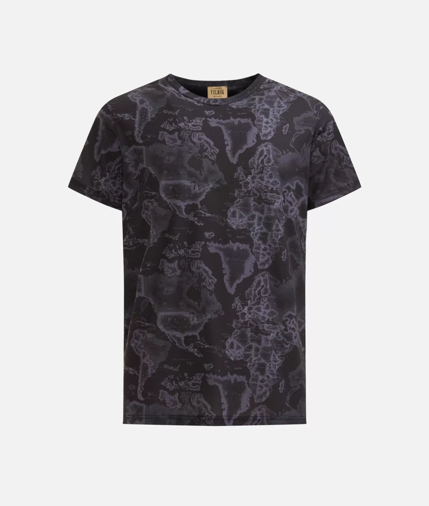 Alviero martini 1a classe T-shirt stampa Geo Night Nera Qualità Garantita
