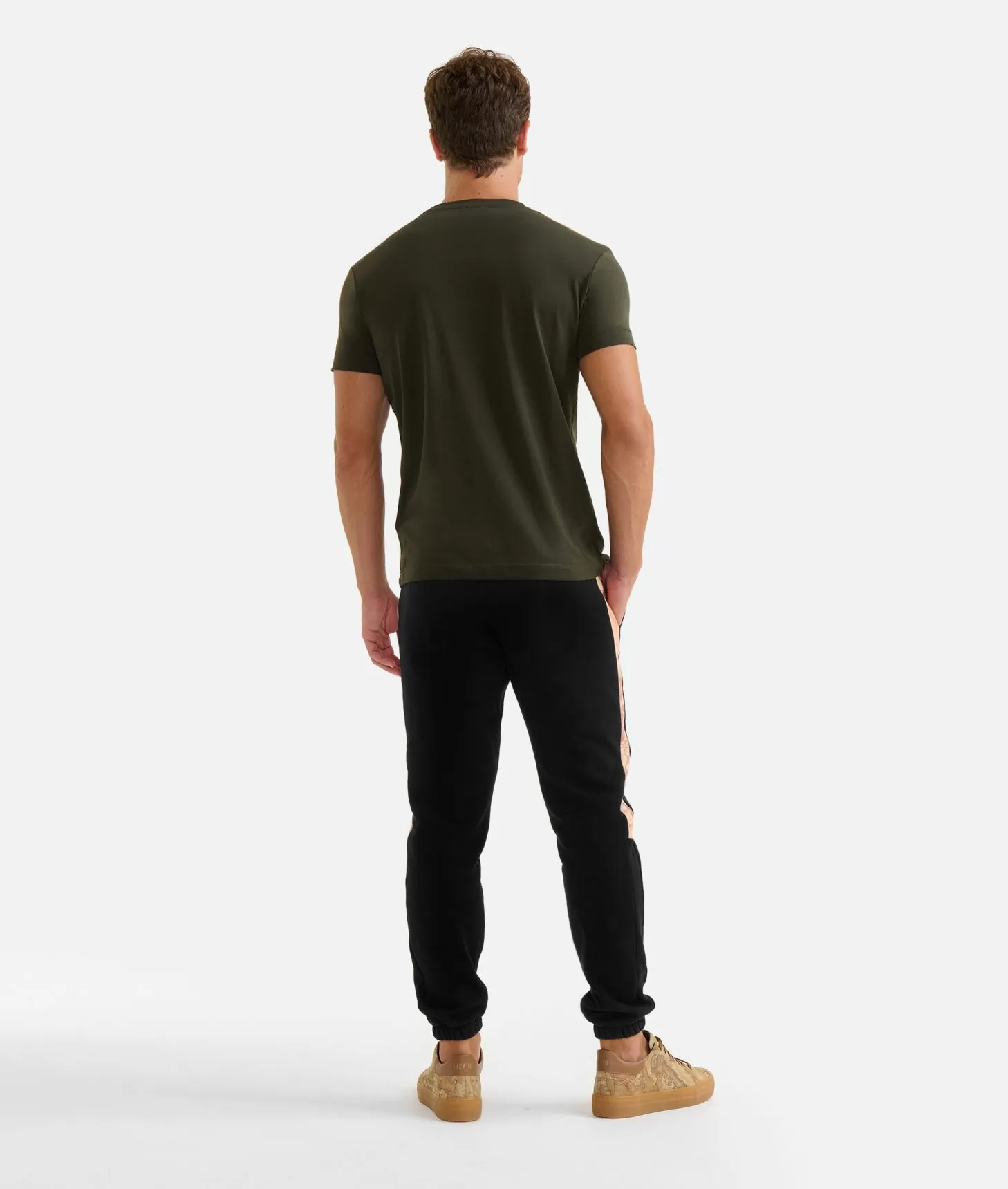 Alviero martini 1a classe T-shirt in cotone con dettagli spalle Verde Militare Economico