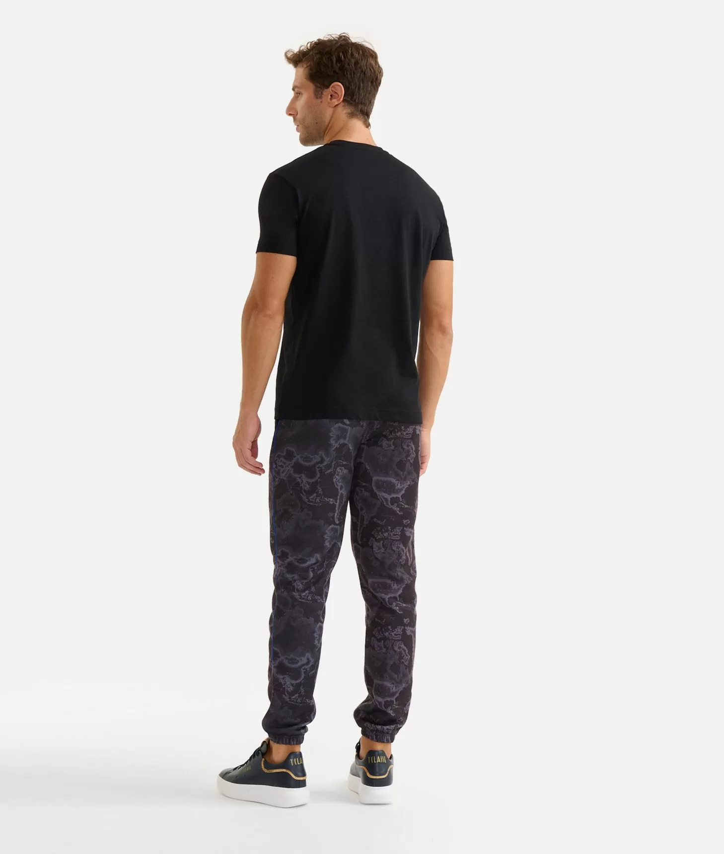 Alviero martini 1a classe T-shirt in cotone con logo 1ᴬ Classe Essentia Nera Saldi