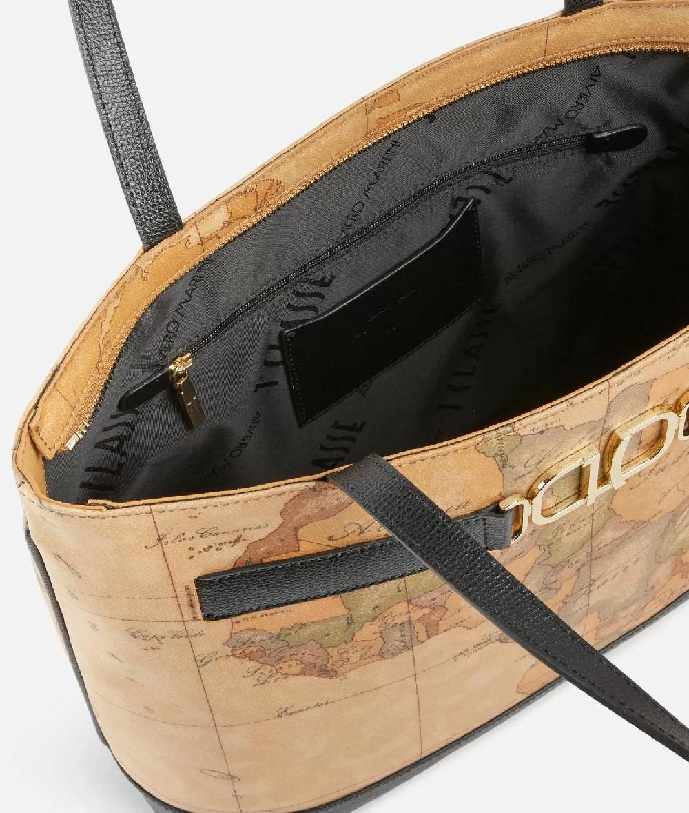 Alviero martini 1a classe 3D Geo borsa shopping Nera Economico