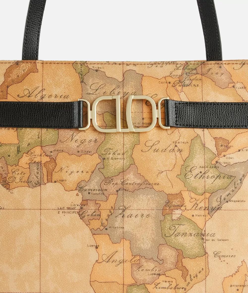 Alviero martini 1a classe 3D Geo borsa shopping Nera Economico