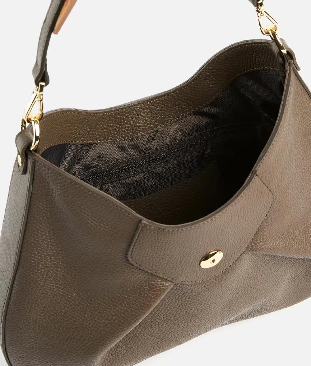 Alviero martini 1a classe Inspiring Bag borsa sottospalla grande Taupe Scuro Nuovo