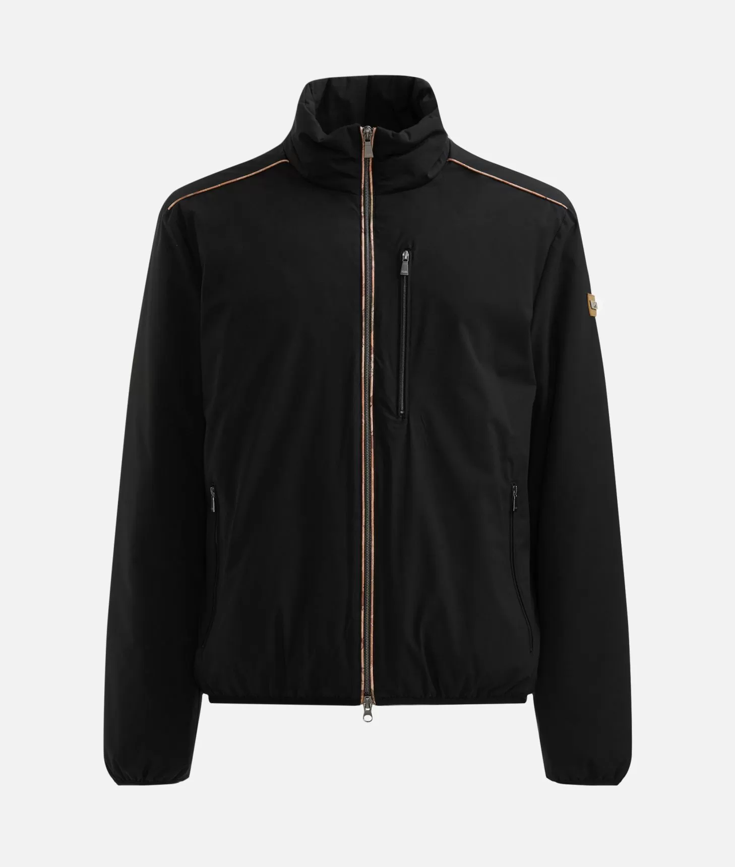 Alviero martini 1a classe Bomber con dettagli Geo Classic Nero Pezzi Unici
