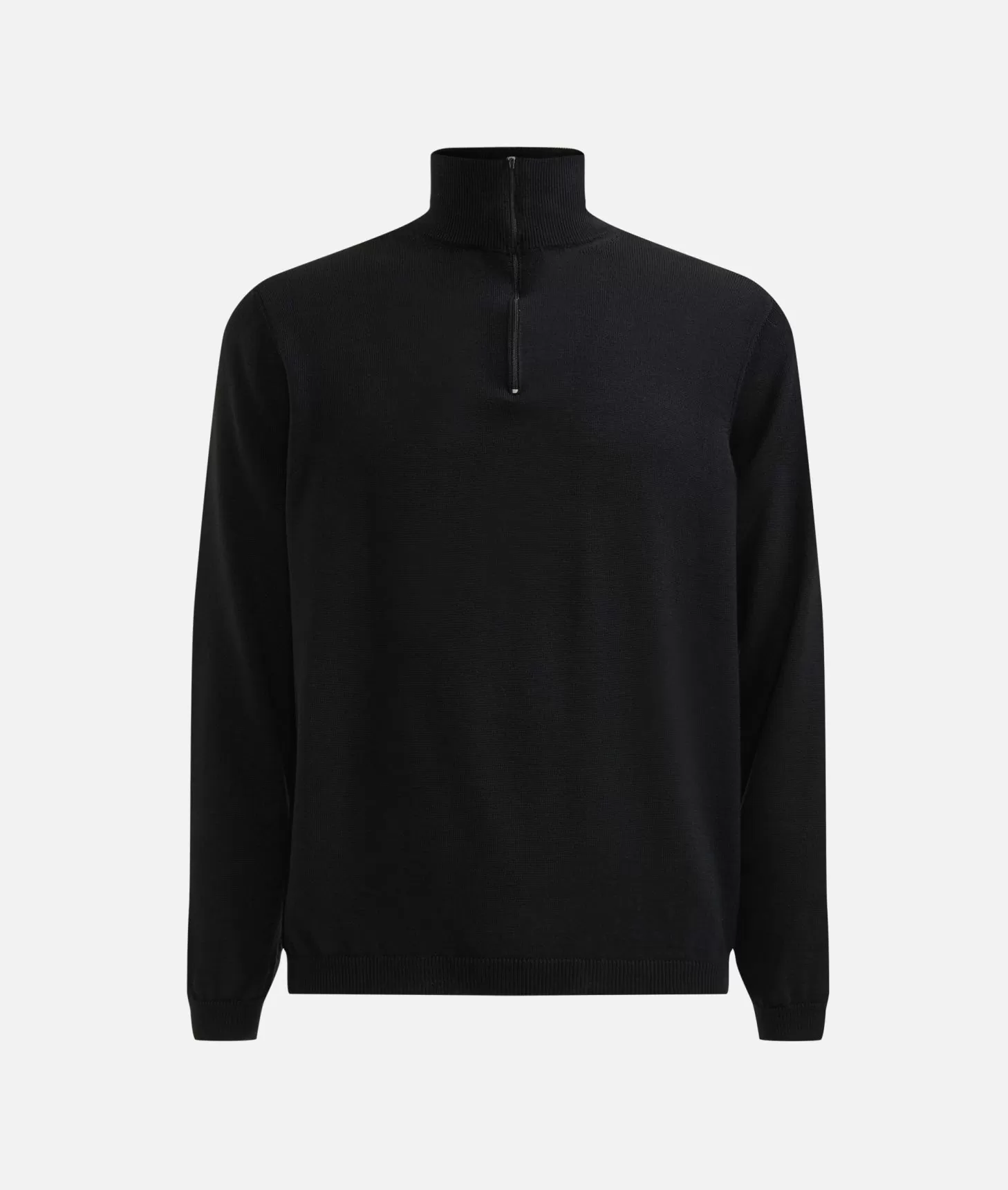 Alviero martini 1a classe Maglia in filato misto lana con mezza zip e toppe Geo Classic Nera Convenienza