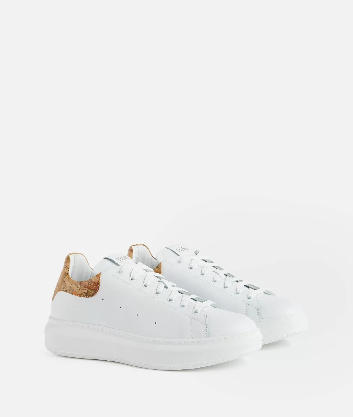 Alviero martini 1a classe Sneakers in pelle liscia Bianche Offerta