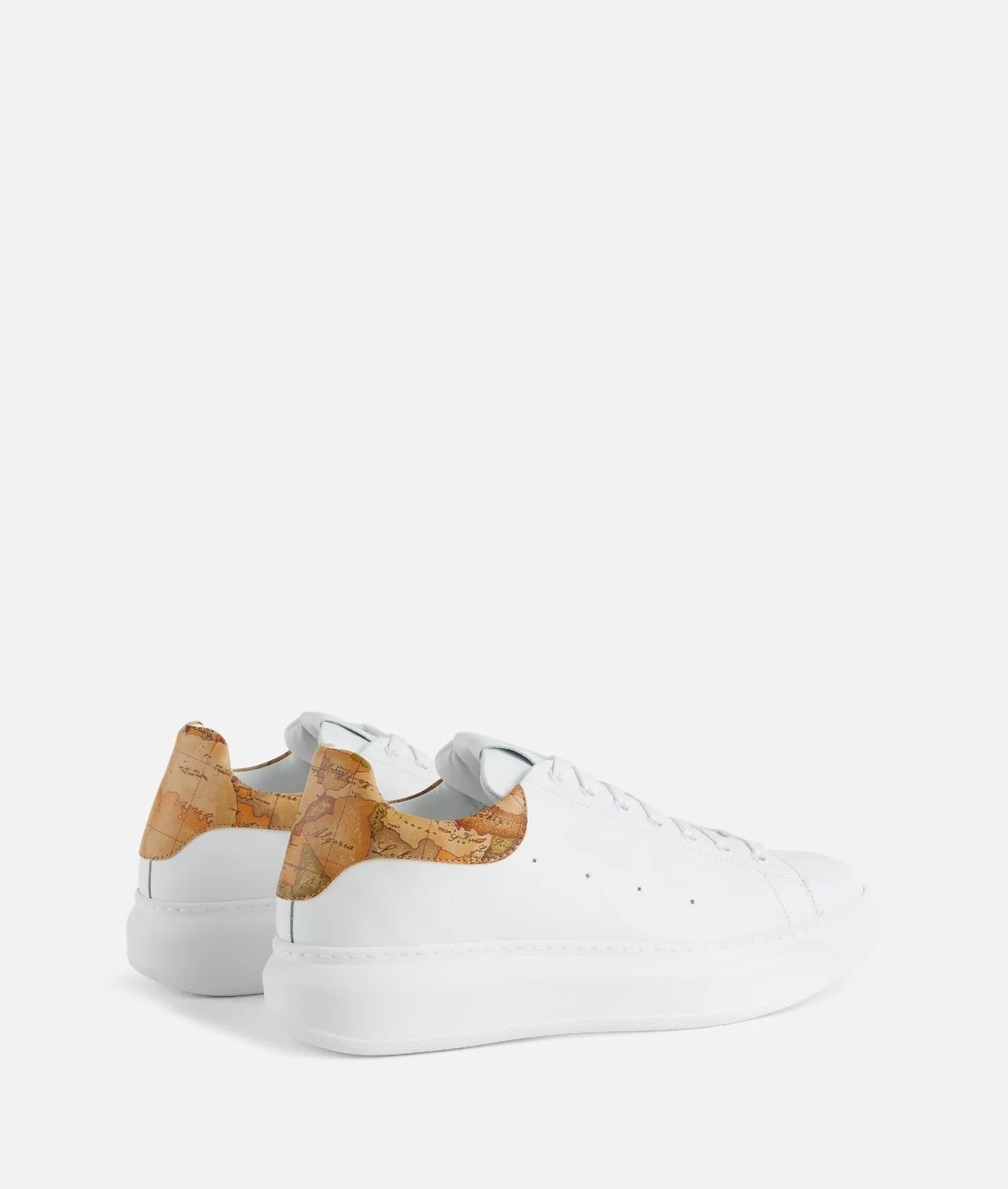 Alviero martini 1a classe Sneakers in pelle liscia Bianche Offerta