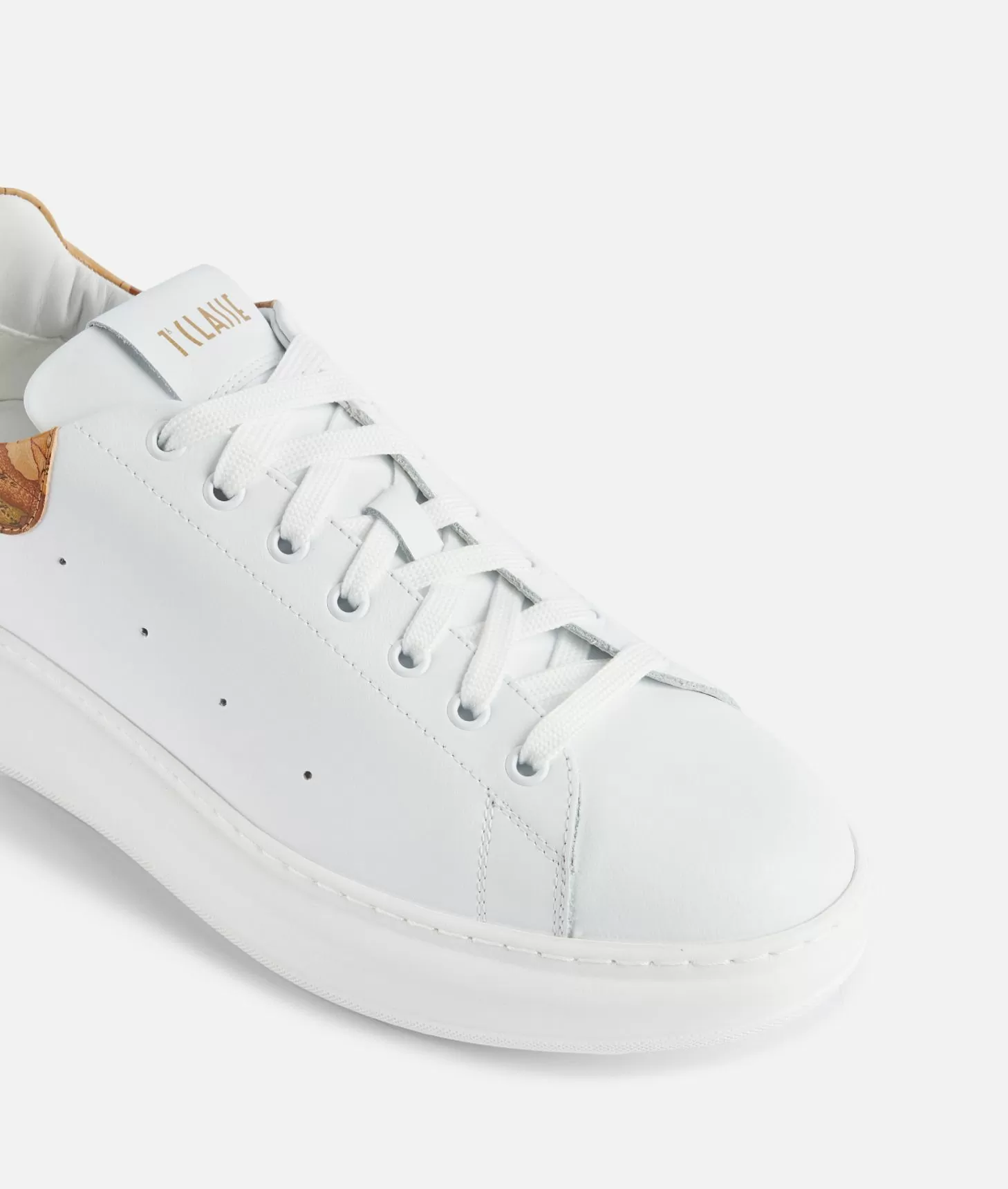 Alviero martini 1a classe Sneakers in pelle liscia Bianche Offerta