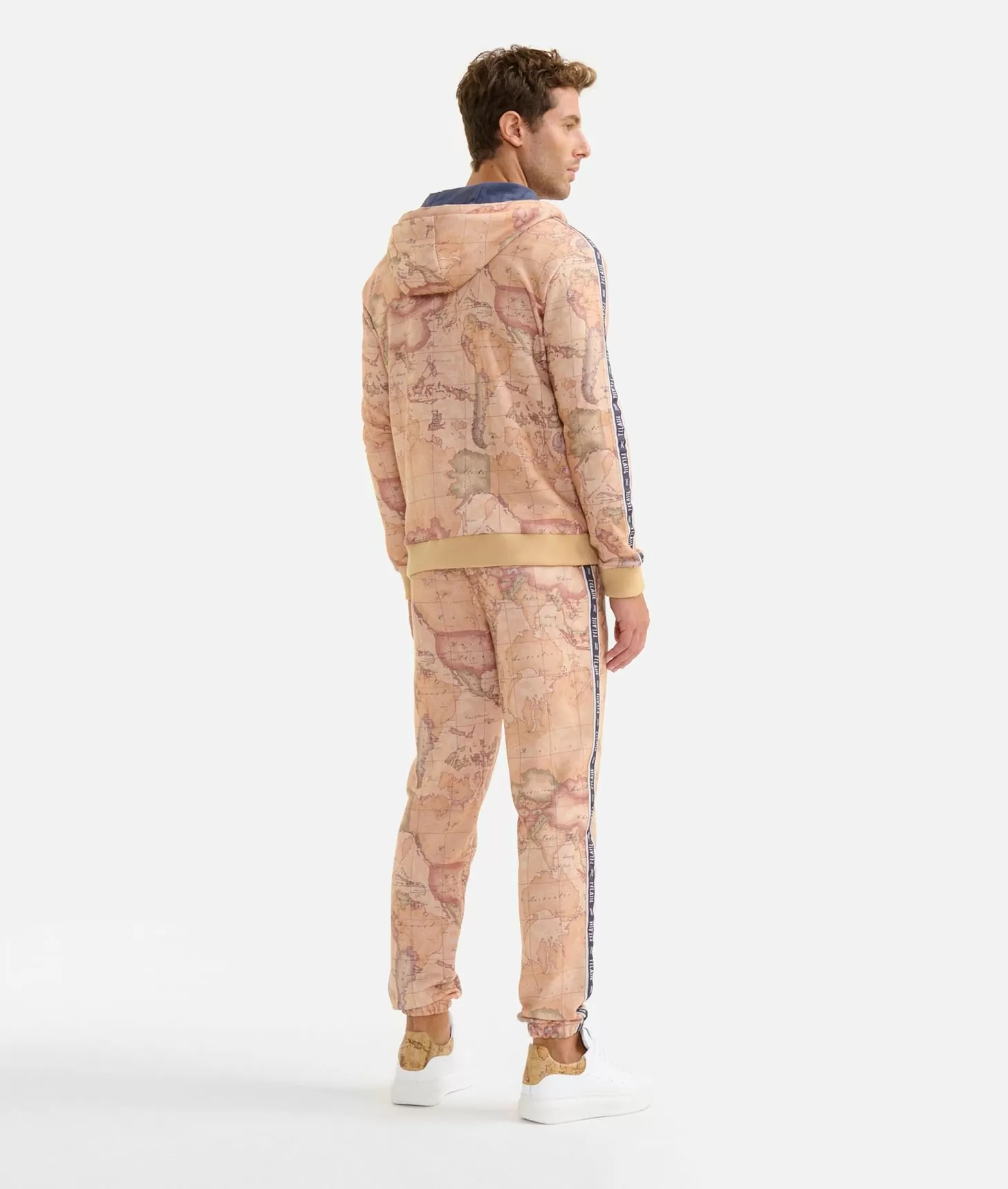 Alviero martini 1a classe Felpa con zip e loghi Geo Classic Saldi