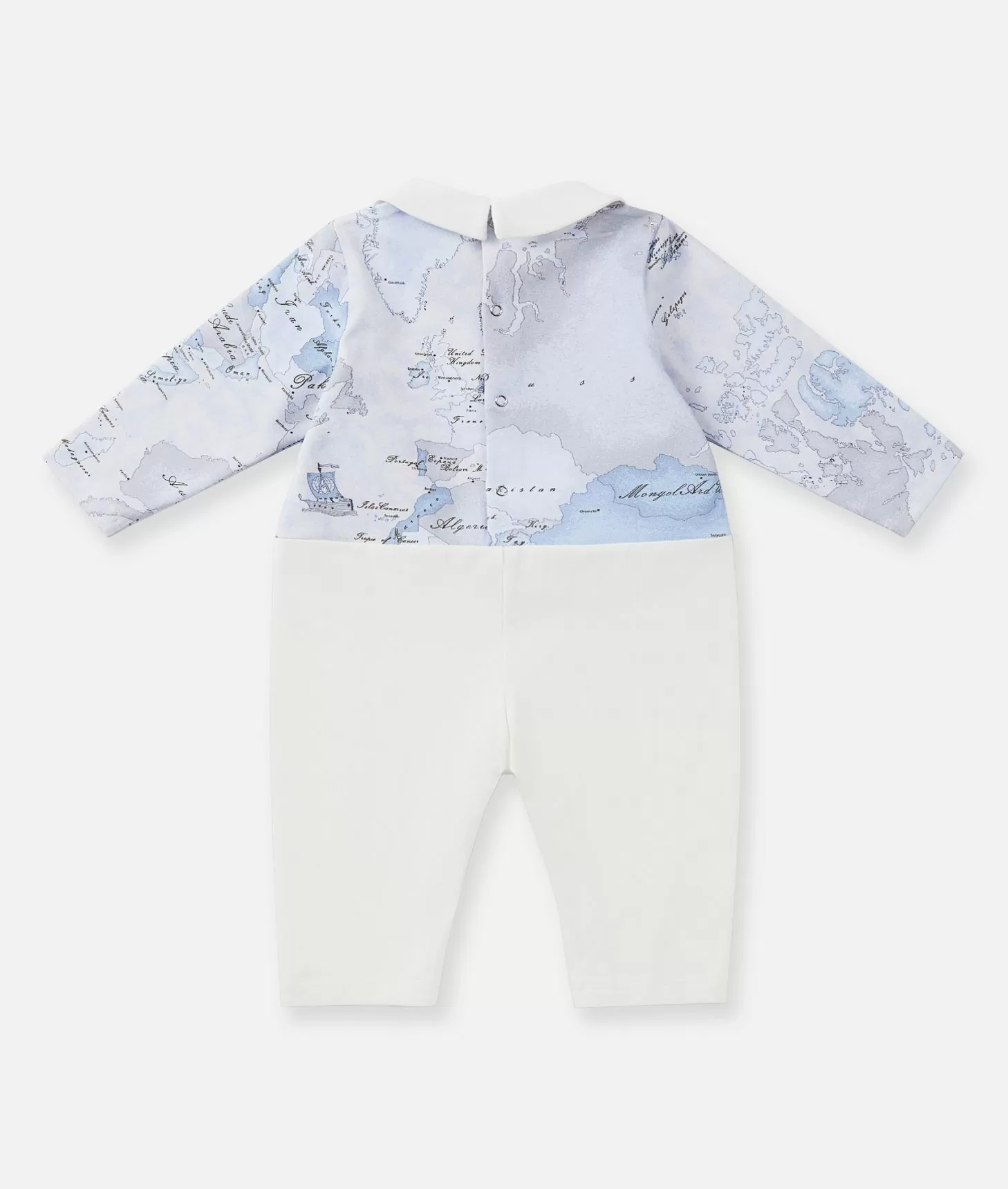 Alviero martini 1a classe Tutina in cotone senza piedini Geo Lord Azzurra Acquista Ora