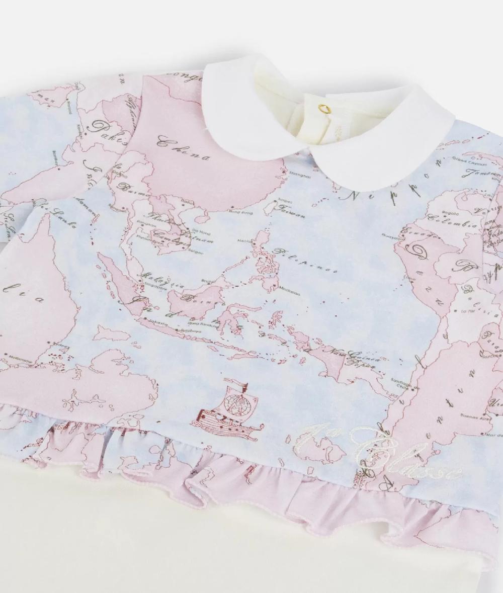 Alviero martini 1a classe Tutina in cotone Geo Lady Rosa Shopping Online