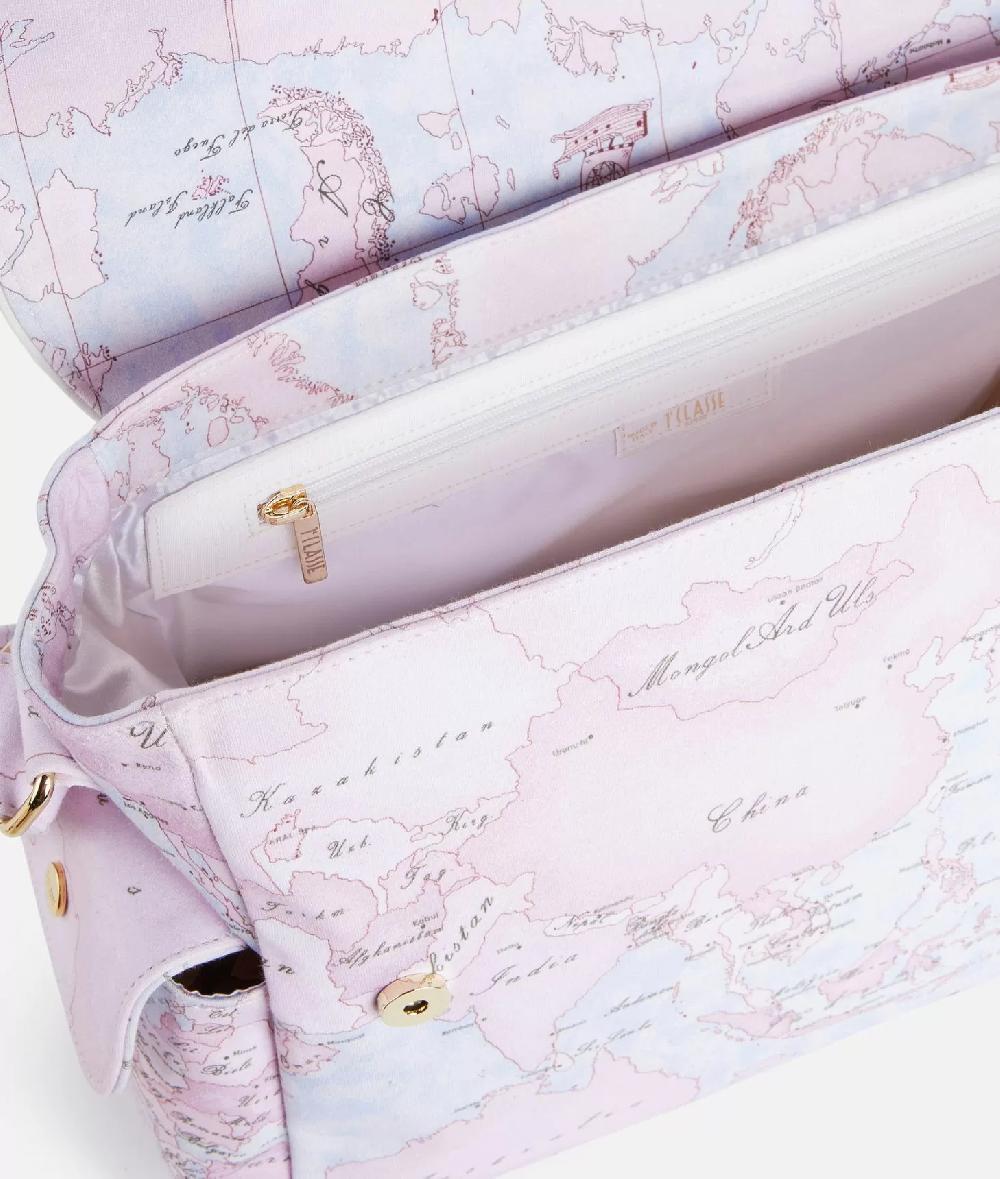 Alviero martini 1a classe Borsa a tracolla Geo Lady Rosa Sottocosto