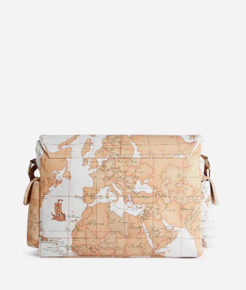 Alviero martini 1a classe Borsa a tracolla con mappa Geo Classic Panna Online