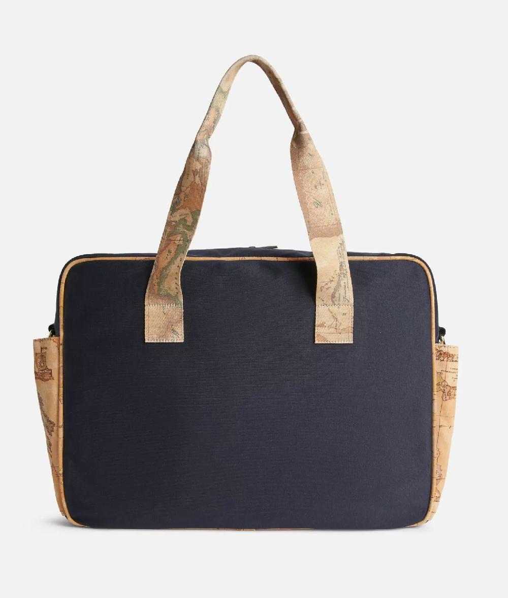 Alviero martini 1a classe Borsa per il cambio Geo Puzzle Blu Online Outlet