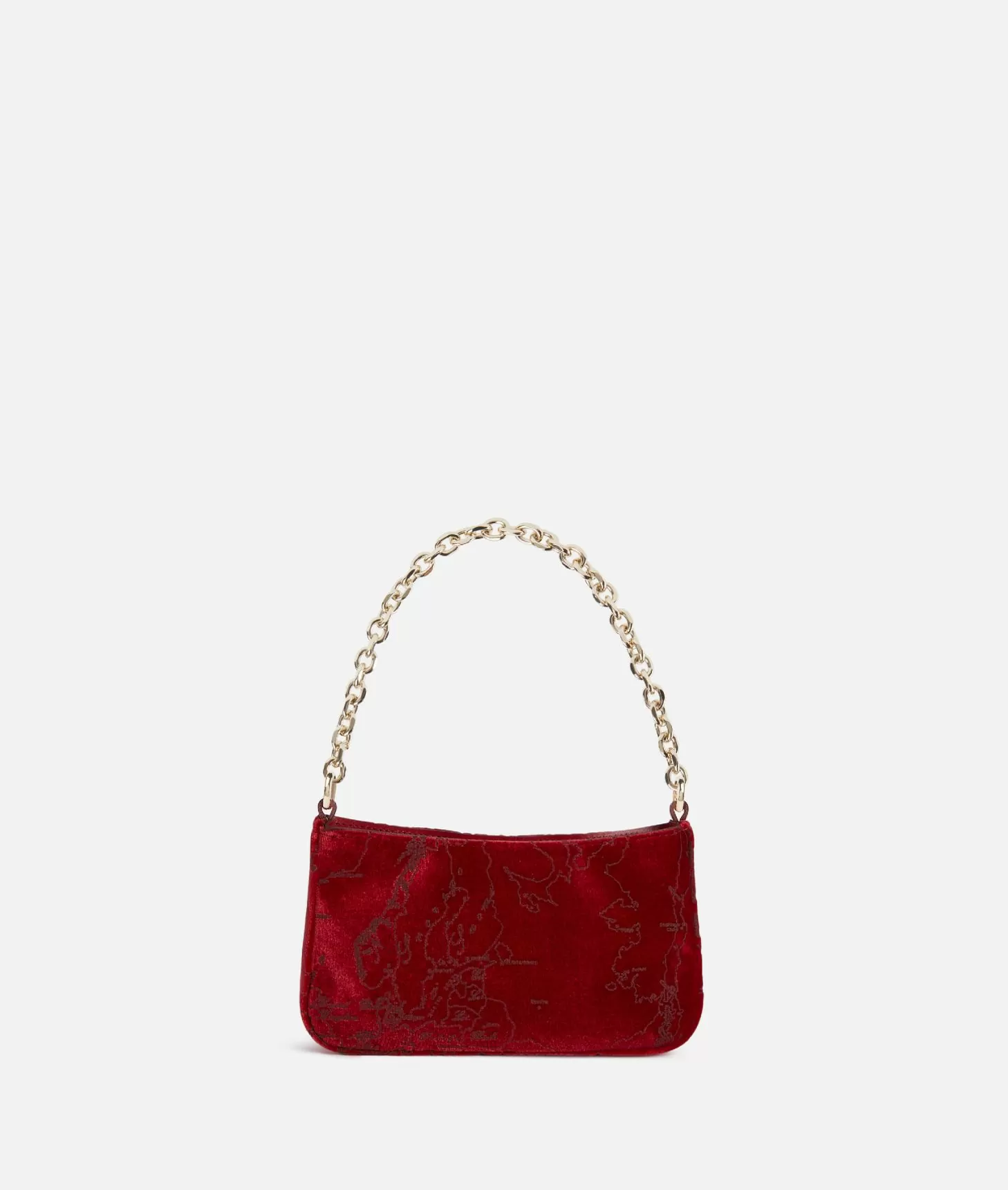 Alviero martini 1a classe Moments Bag pochette con tracolla e catena Rosso 2025