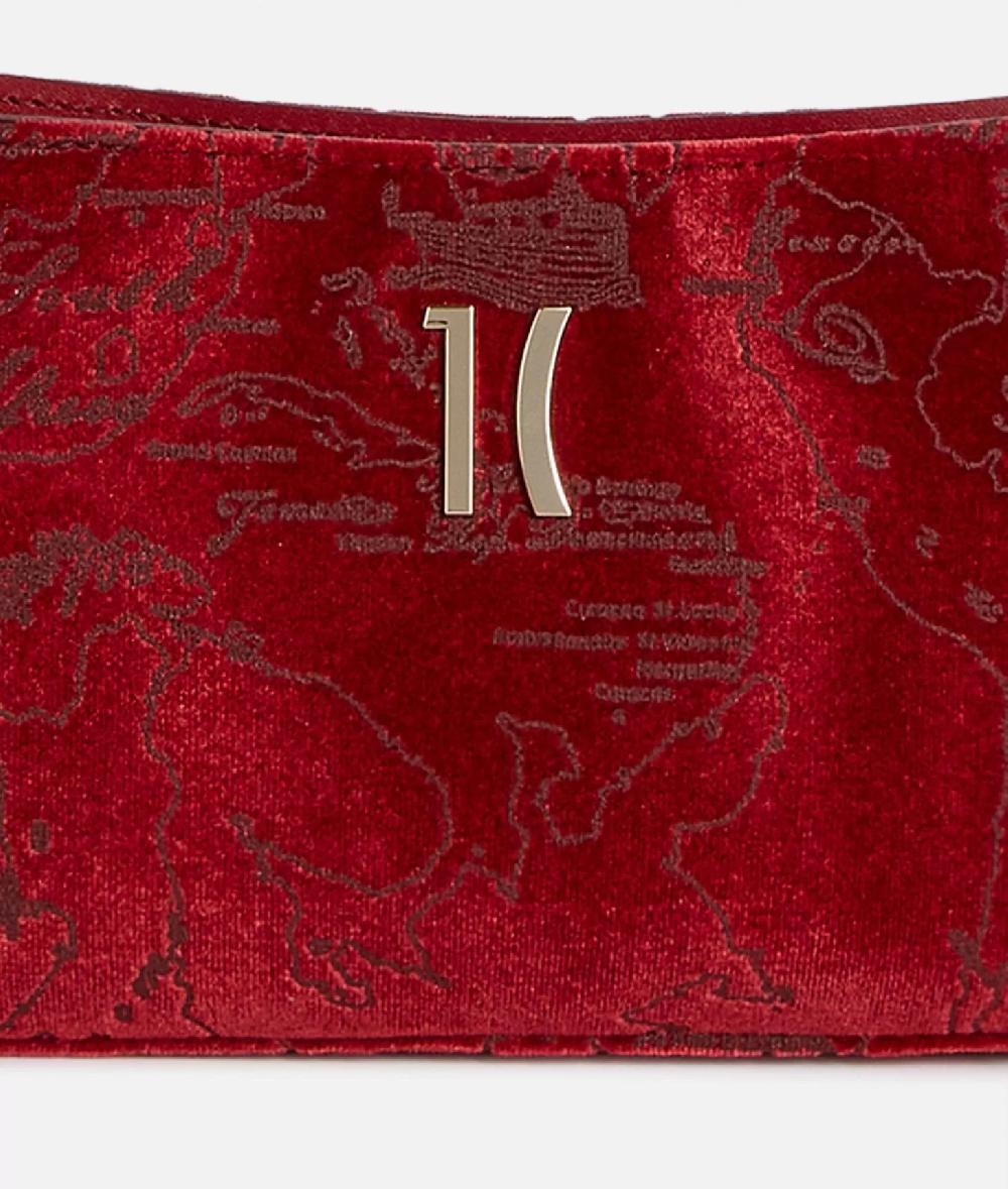 Alviero martini 1a classe Moments Bag pochette con tracolla e catena Rosso 2025
