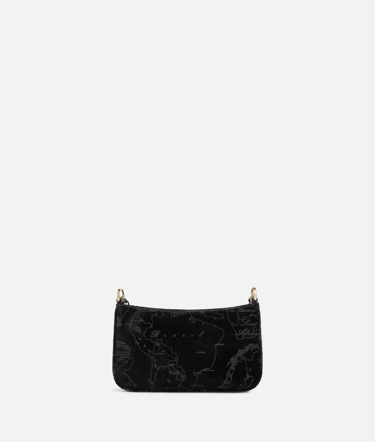 Alviero martini 1a classe Moments Bag pochette con tracolla e catena Nero Italy