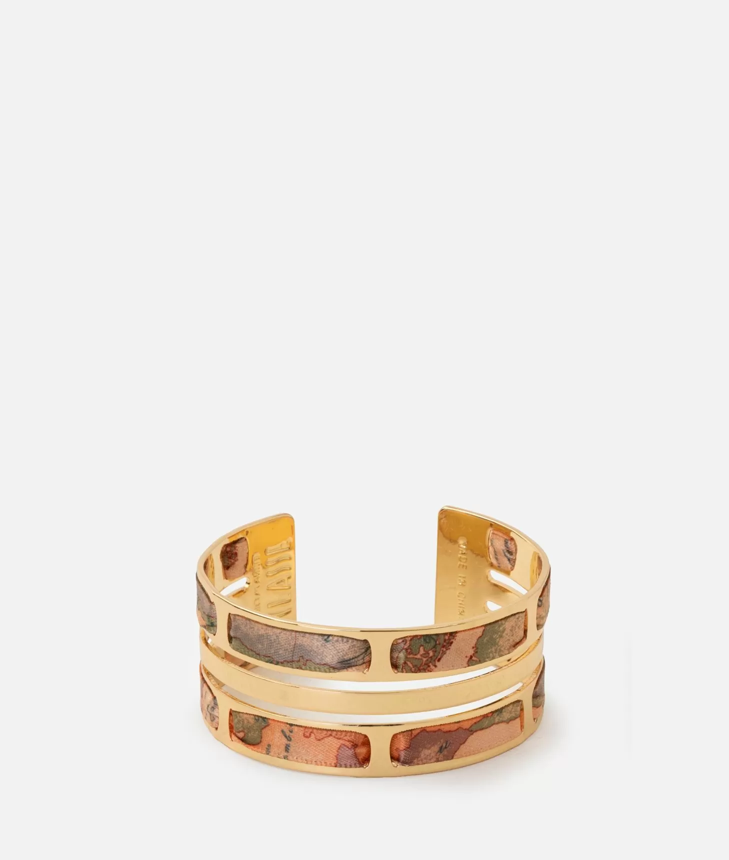 Alviero martini 1a classe Bangle doppio con nastro Geo Classic Oro Chiaro 2025