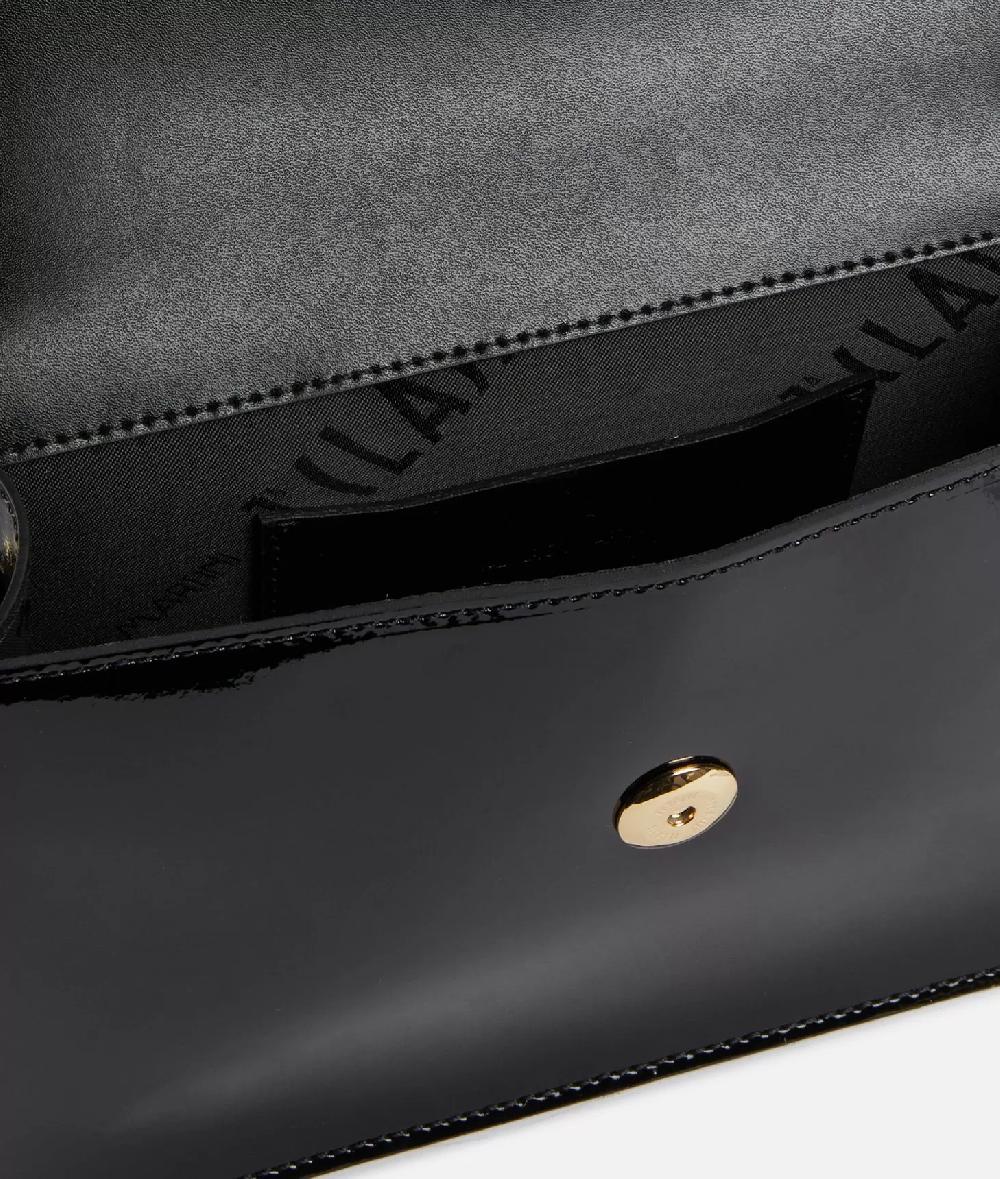 Alviero martini 1a classe Winter Spirit tracollina con patta in vernice Nera Vendita