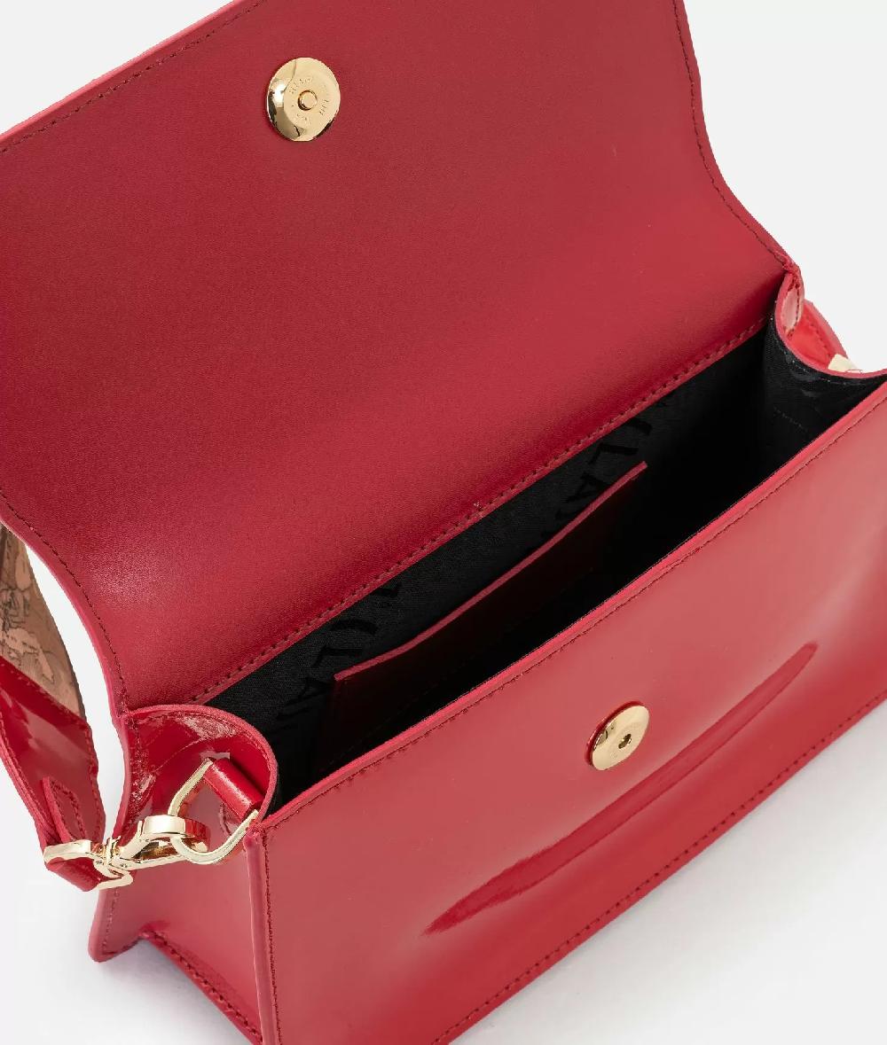 Alviero martini 1a classe Winter Spirit tracollina con patta in vernice Rossa Promozione