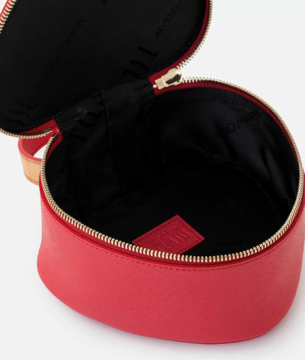 Alviero martini 1a classe Flying City beauty case a cuore Rosso Perlato Spedizione Gratuita