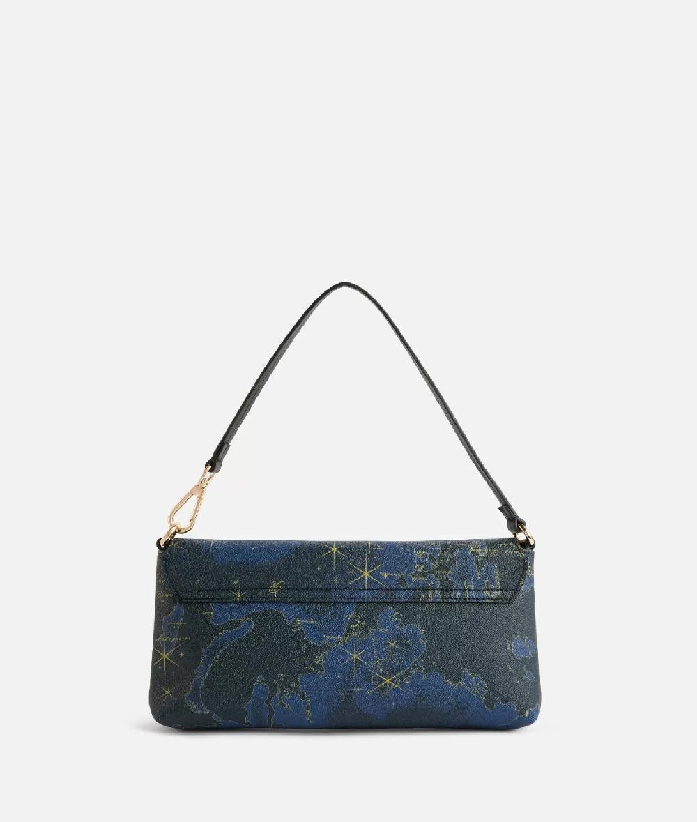 Alviero martini 1a classe Geo Midnight pochette con patta Blu Notte Novità