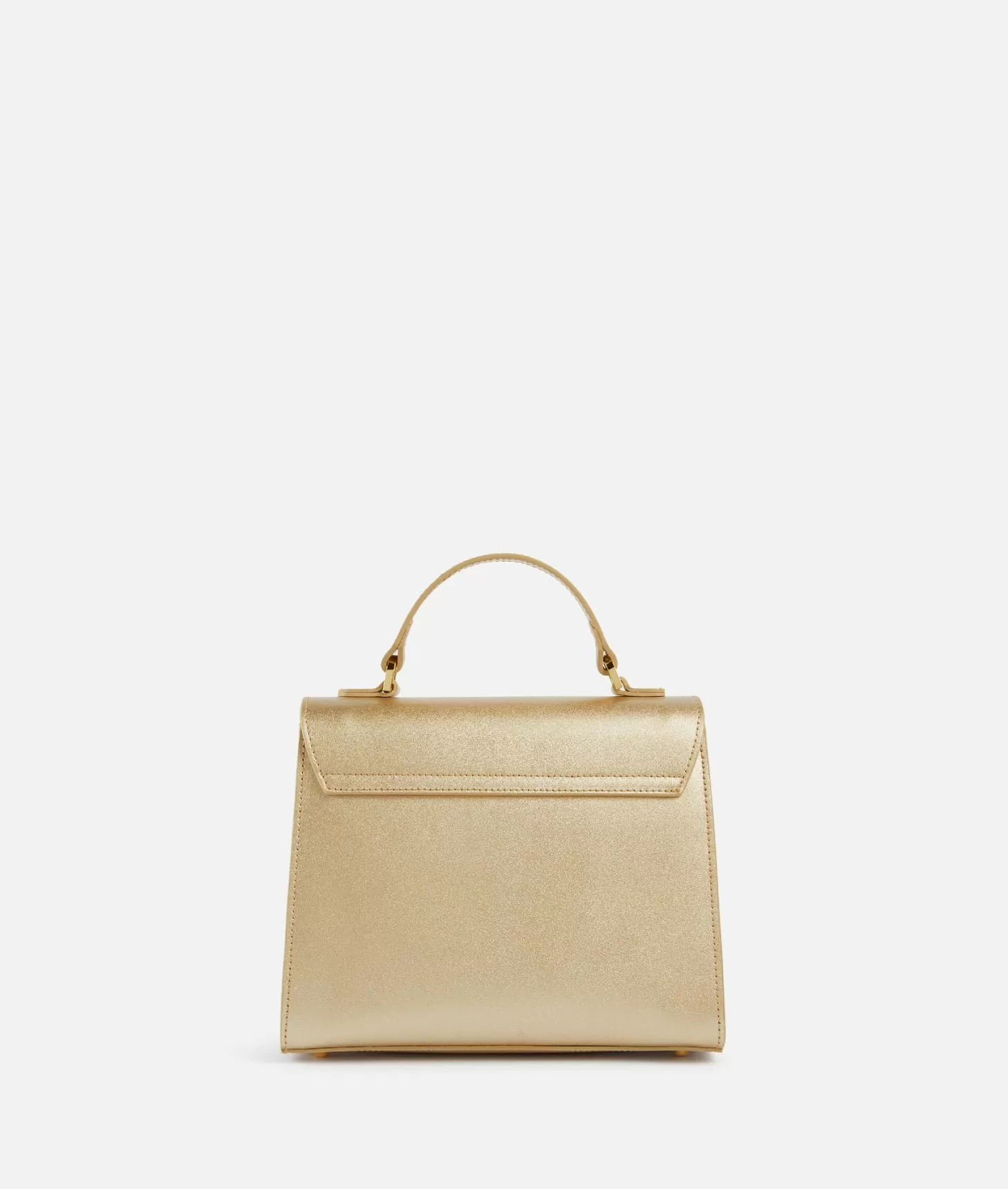 Alviero martini 1a classe Winter Spirit mini tote con tracolla in pelle laminata Oro Chiaro Economico