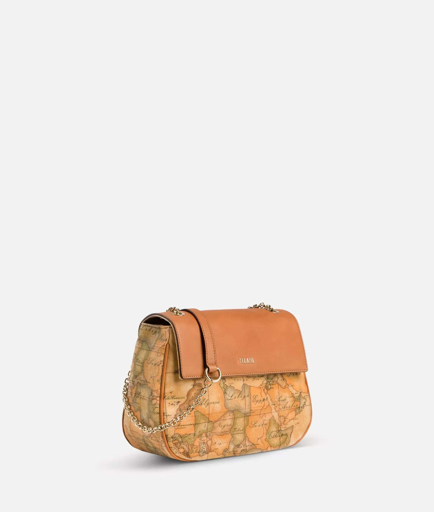Alviero martini 1a classe Geo Classic Borsa mini con battente in pelle Spedizione Gratuita