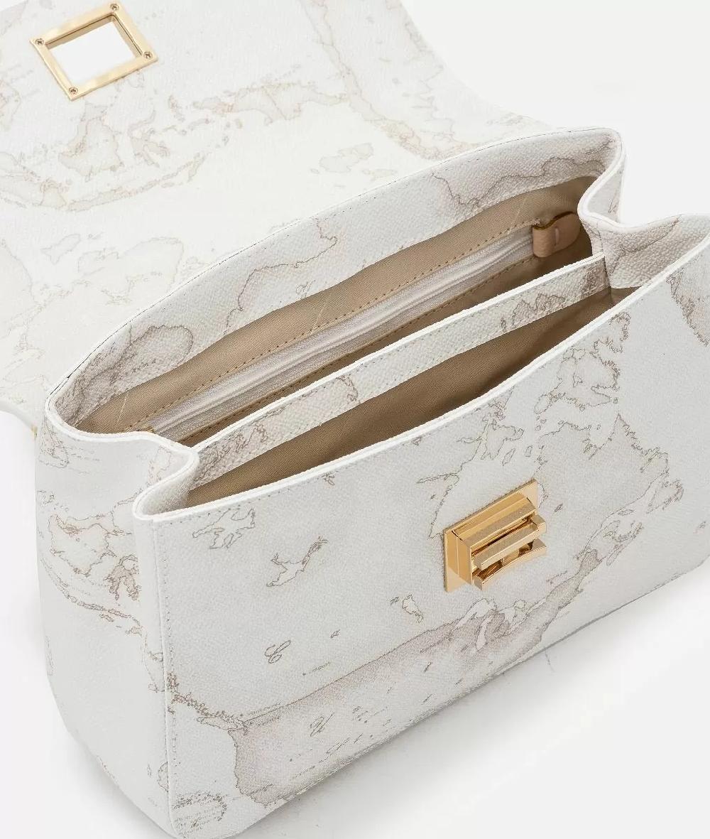 Alviero martini 1a classe Geo White tracolla con patta Negozi Online