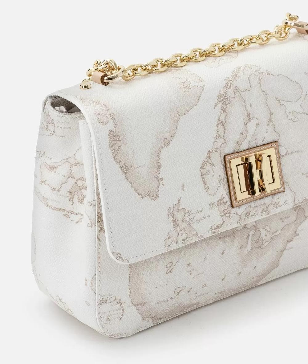 Alviero martini 1a classe Geo White tracolla con patta Negozi Online