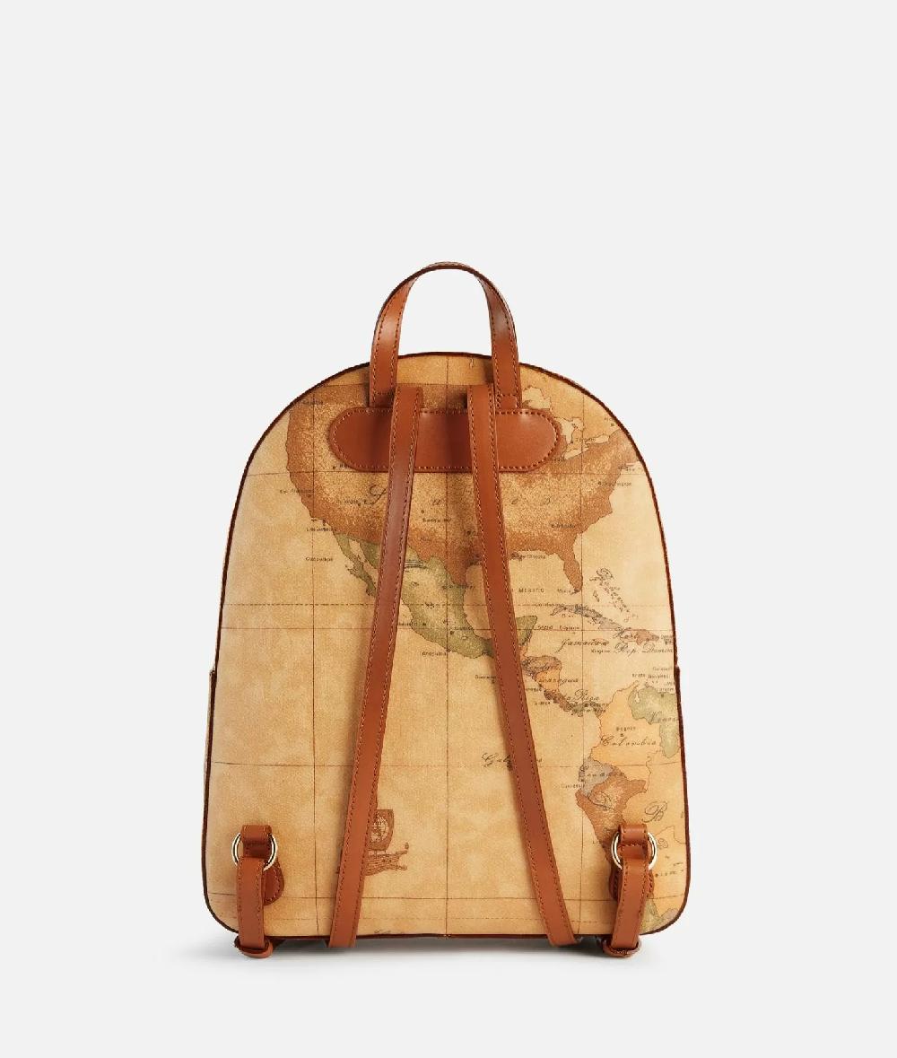 Alviero martini 1a classe Zaino tre tasche in tessuto stampa Geo Classic Naturale Shopping Online