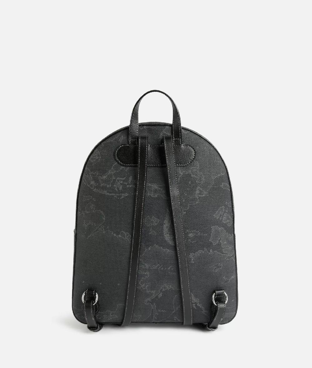 Alviero martini 1a classe Zaino tre tasche in tessuto stampa Geo Night Nero Affare Del Giorno