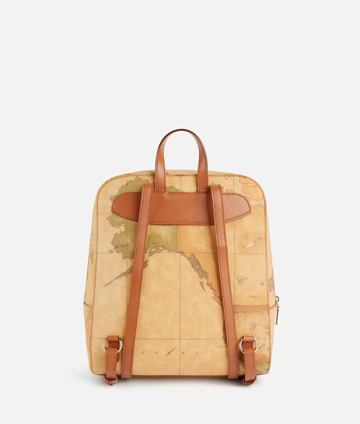 Alviero martini 1a classe Zaino in tessuto stampa Geo Classic Naturale Prezzo Ridotto