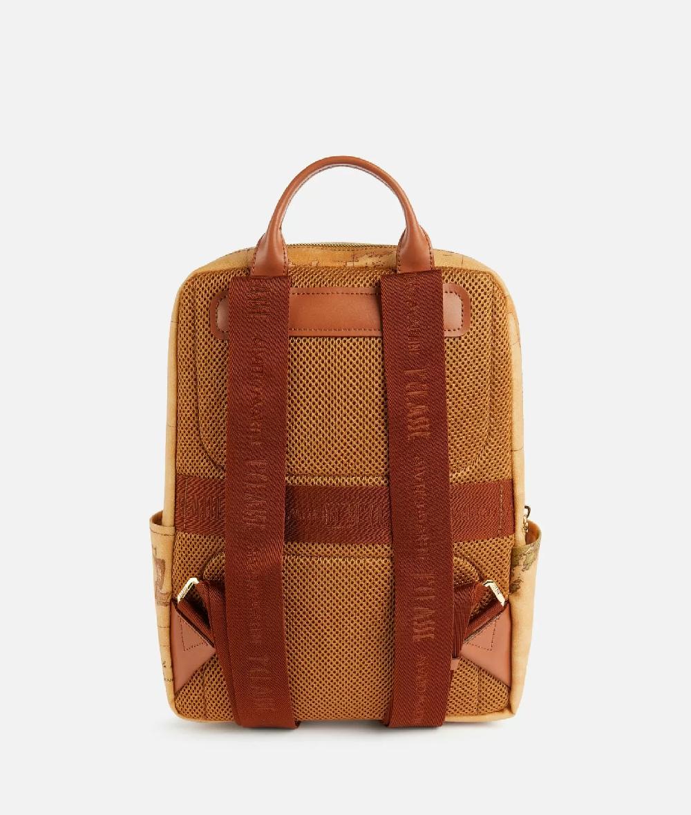 Alviero martini 1a classe Zaino per computer in stampa Geo Classic Naturale Sottocosto