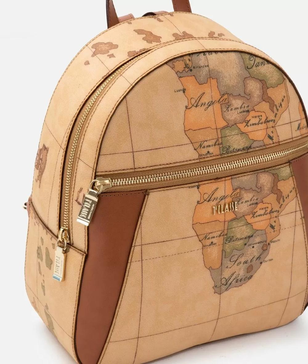 Alviero martini 1a classe Geo Classic zaino con inserti frontali in pelle Vendita Economica