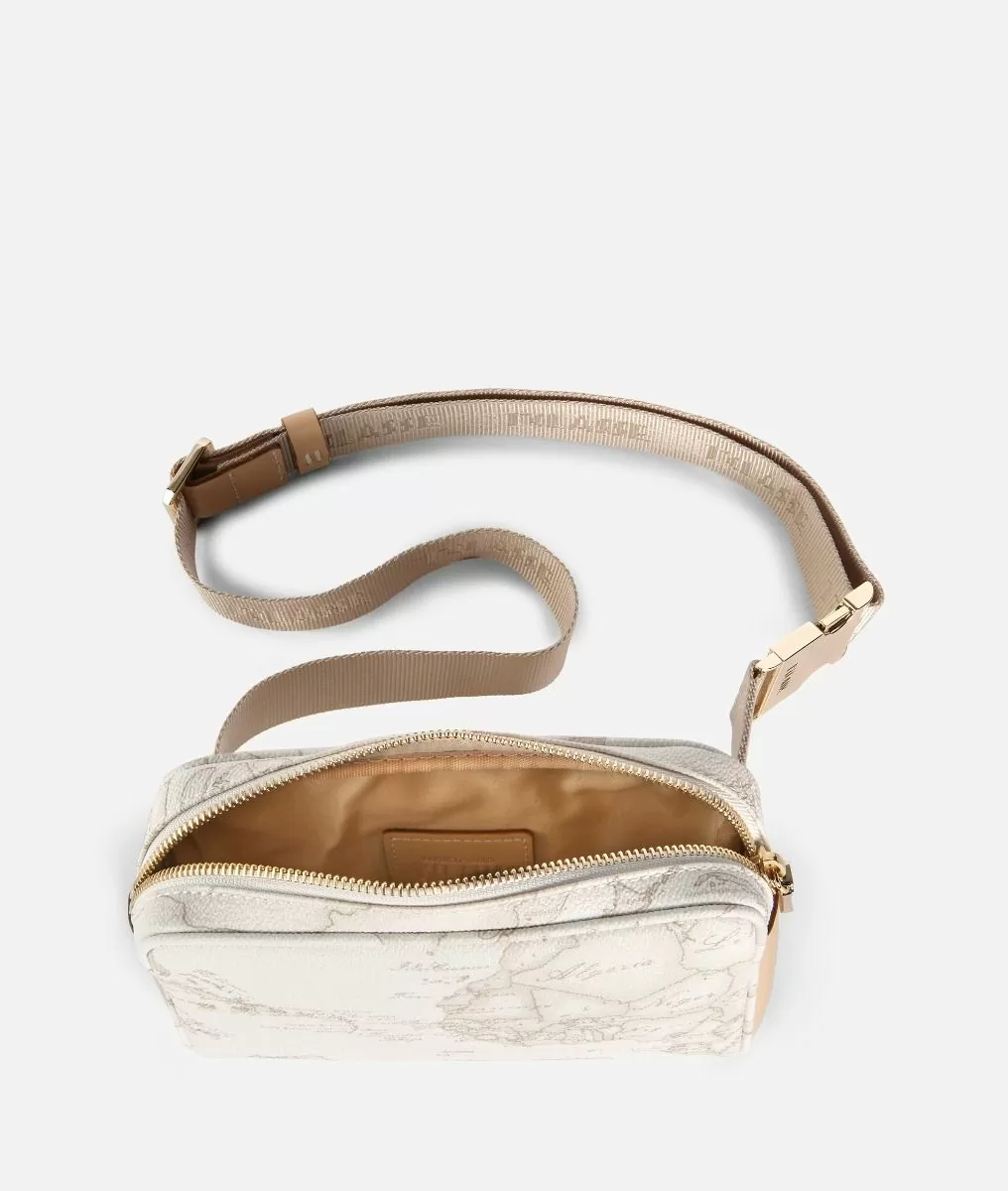 Alviero martini 1a classe Geo White Marsupio con cintura a nastro Offerta