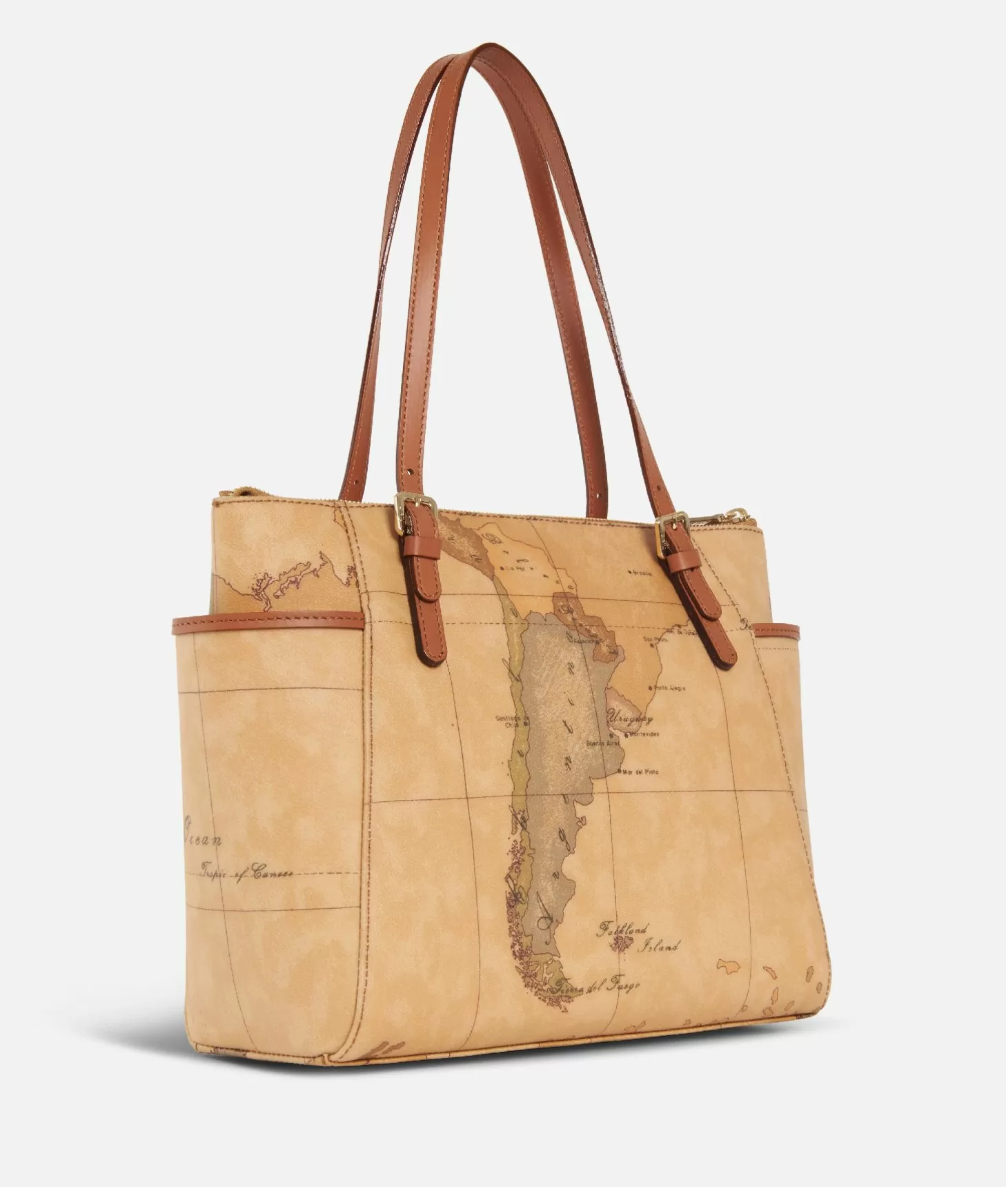 Alviero martini 1a classe Geo Classic Shopping bag con fibbie In Linea