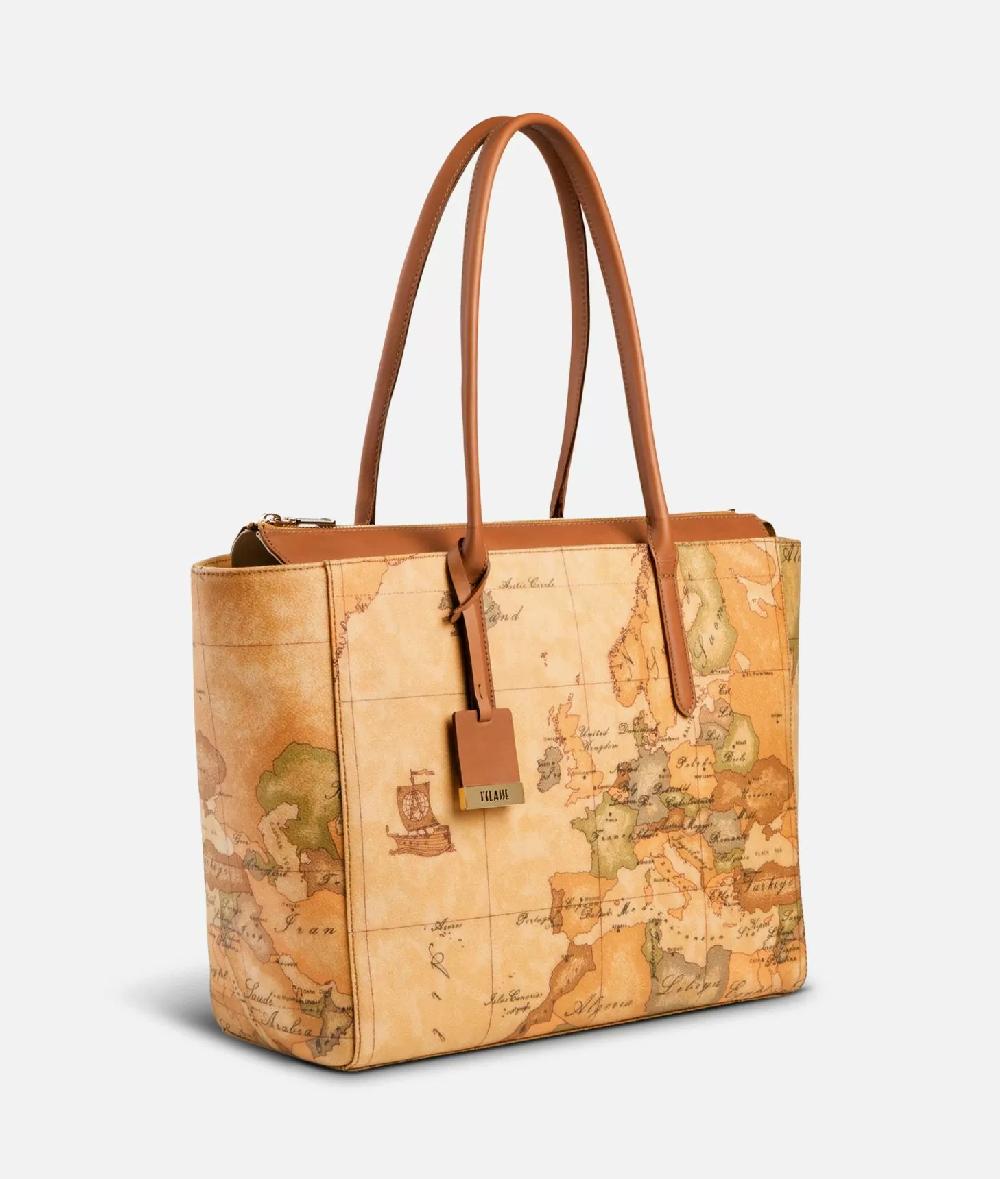 Alviero martini 1a classe Geo Classic Borsa shopping grande Nuovo