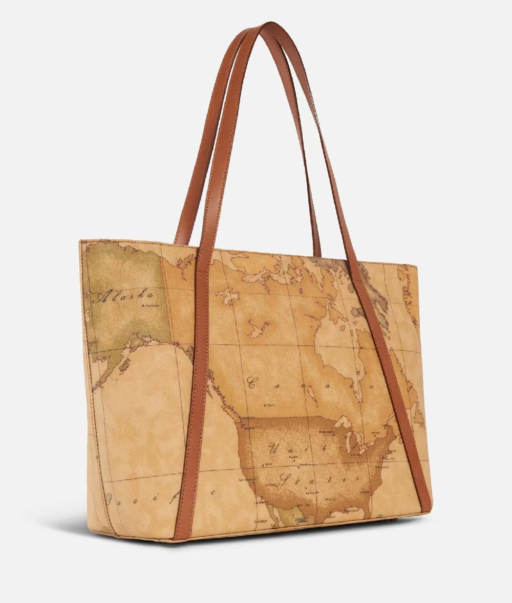 Alviero martini 1a classe Geo Classic Shopping bag con borchiette grande Vendita