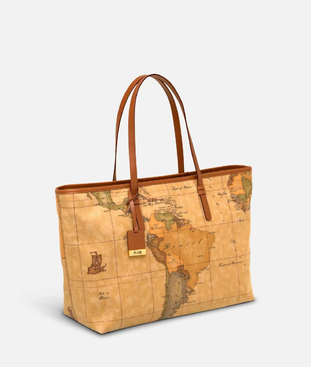 Alviero martini 1a classe Geo Classic Borsa shopping maxi con zip Promozione
