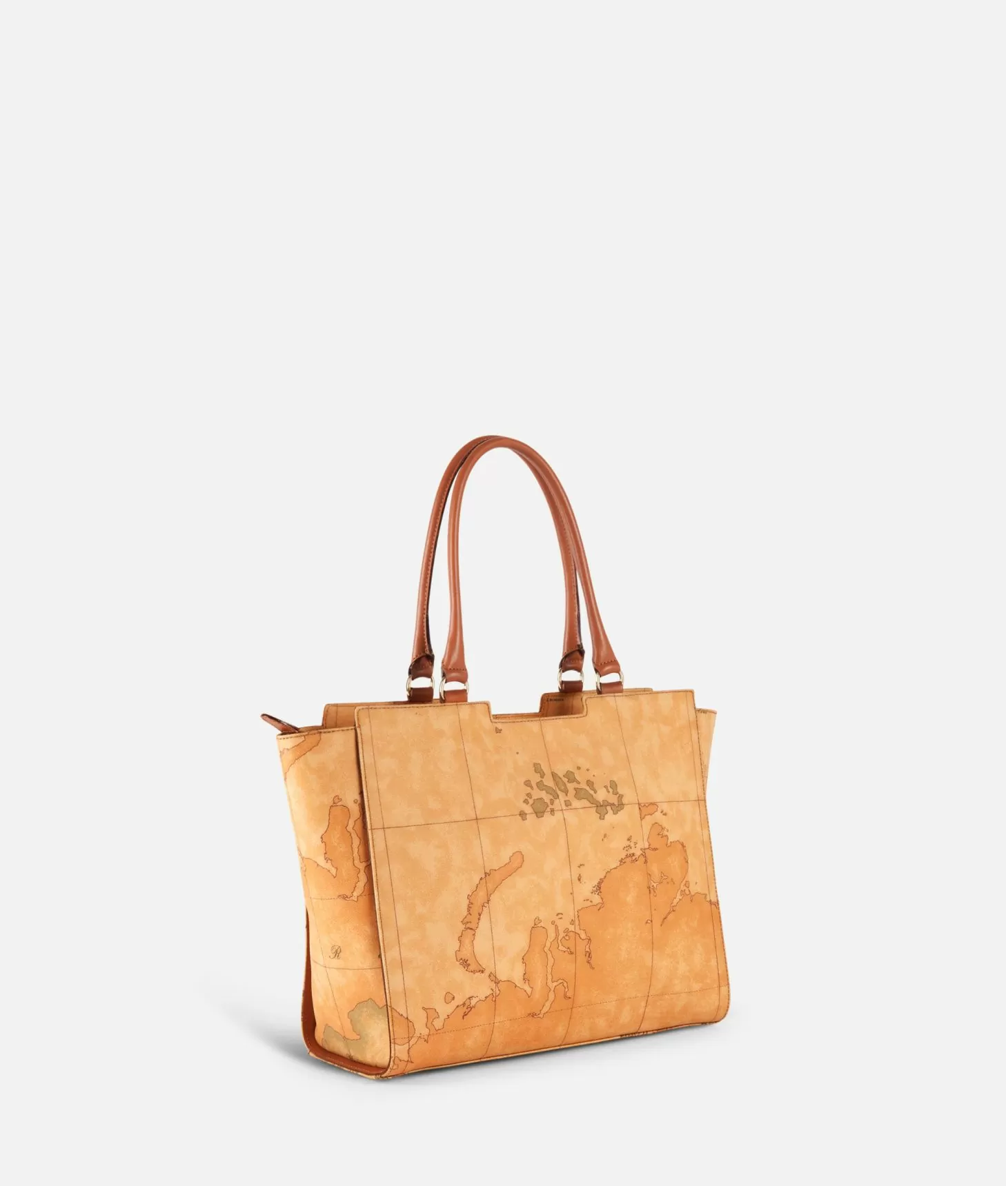 Alviero martini 1a classe Geo Classic Borsa shopping con banda centrale Fino al 65% di sconto