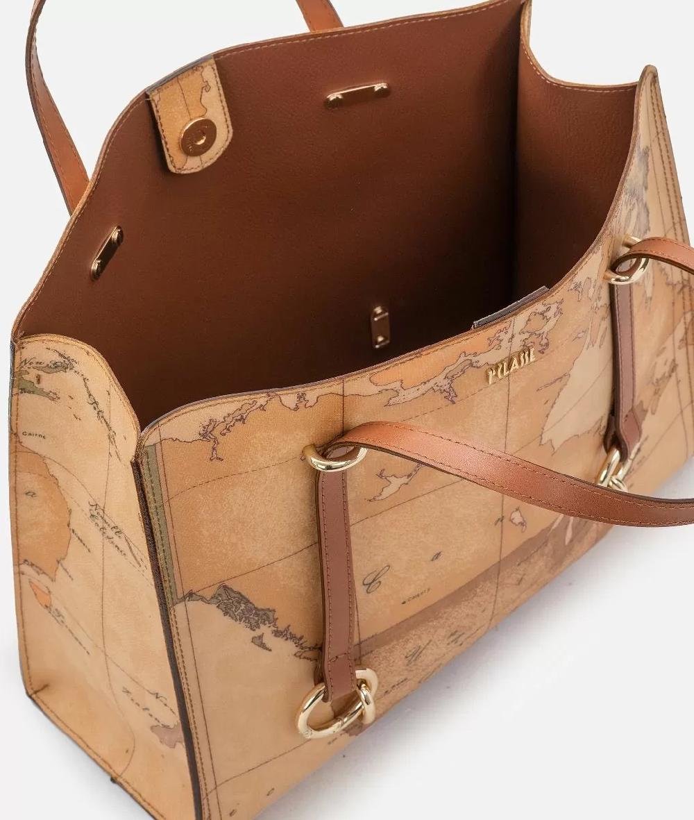 Alviero martini 1a classe Geo Classic borsa shopping sfoderata Sostegno trimestrale