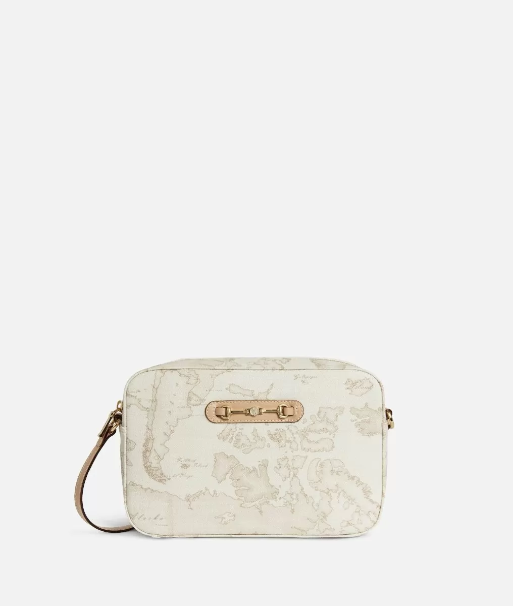 Alviero martini 1a classe Geo White tracolla reporter
