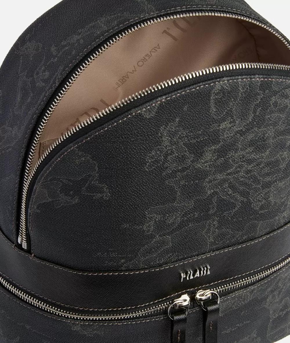 Alviero martini 1a classe Geo Black zaino medio con logo 1A Classe Sconti questo mese