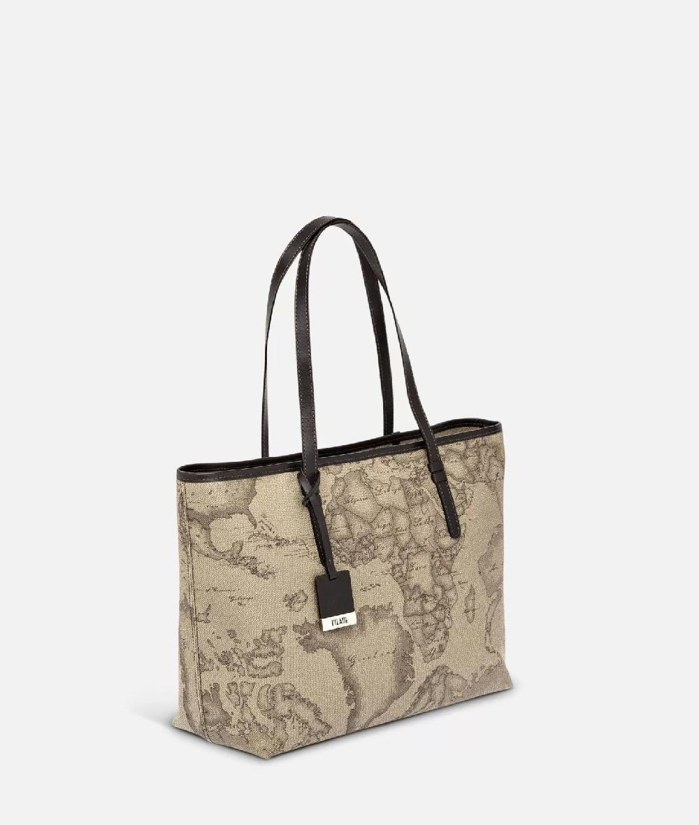 Alviero martini 1a classe Geo Tortora Borsa shopping grande Qualità Garantita