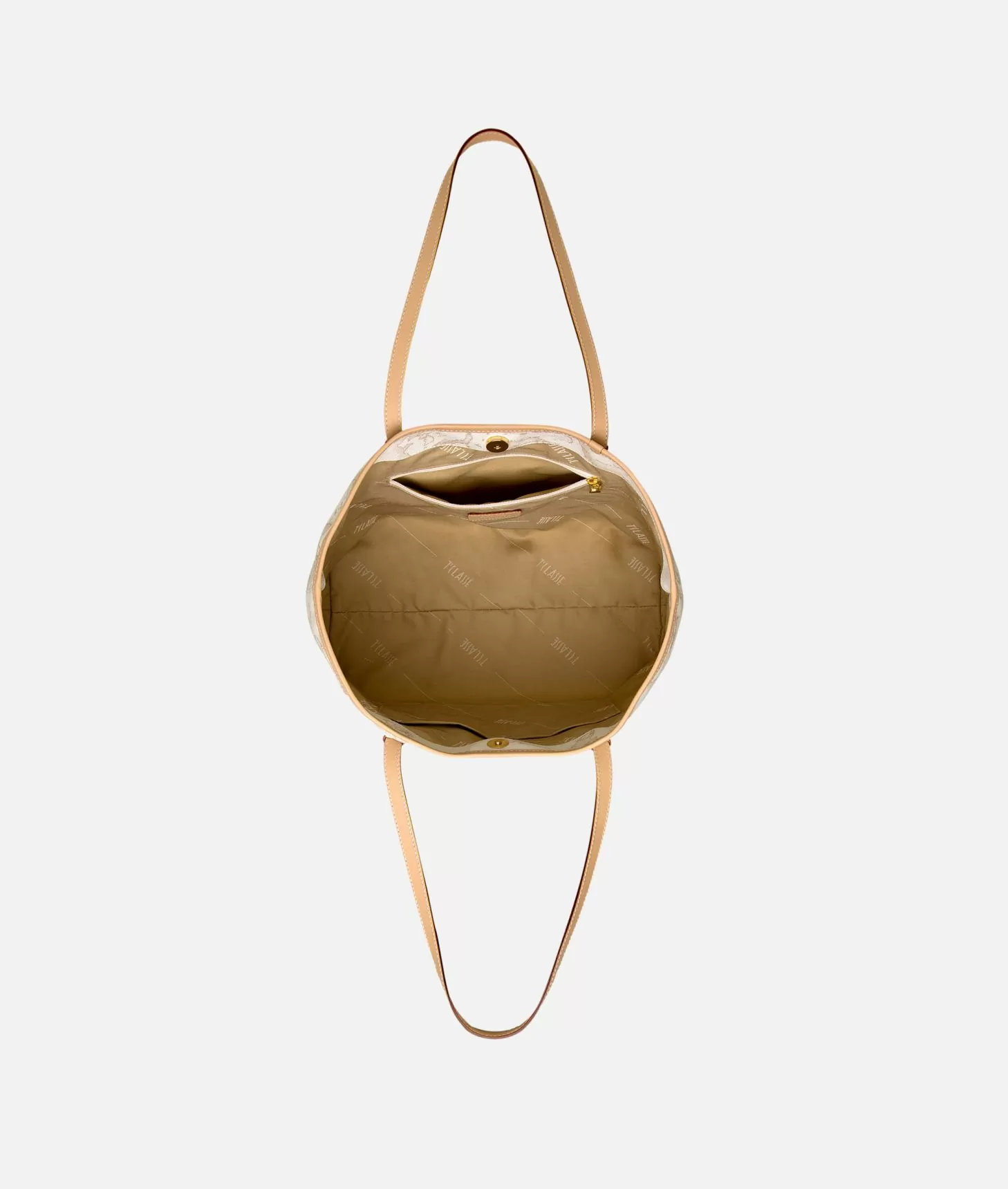 Alviero martini 1a classe Geo White Borsa shopping grande Consegna Veloce